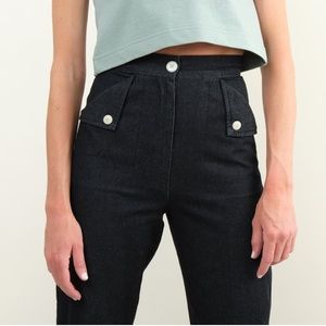 Ilana Kohn Dark Denim Huxie Pants